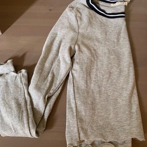 Long sleeve cropped shirt